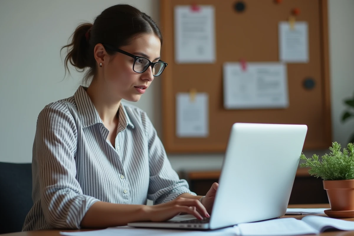 Mère isolée consultant le site des impôts en ligne pour la case parent isolé